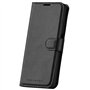cadorabo Housse Compatible avec WIKO View 4 en Noir DE Jais - Coque de Protection avec Fermeture magnétique, Fonction de Support