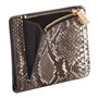 Fossil Portefeuille pour femme - Logan à deux volets en cuir gaufré aspect python SL8264874 - 4" L x 1" l x 3,5" H