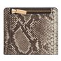 Fossil Portefeuille pour femme - Logan à deux volets en cuir gaufré aspect python SL8264874 - 4" L x 1" l x 3,5" H