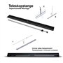 Toile de fon Extensible | Écran Vert | Toile pour Photographie, vidéo et TV | Fond de Studio | Pliable et Facile à Transporter |