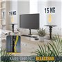 RICOO Pied Enceinte LH069-T, Support Universel pour Haut-Parleur, Idéal pour Home Cinéma et Bureau,Dimensions 240 x 240 x 405 mm