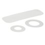 ECD Germany Kit de Réparation pour Planches de Surf Boîte à Rustines Clé à Soupape pour Sup Board Pads de Rechange Set Complet S