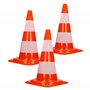 ECD Germany 3X Cônes Signalisation Pylône