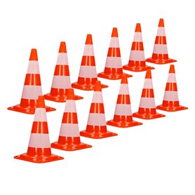 ECD Germany 12x Cônes Signalisation Pylône