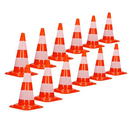 ECD Germany 12x Cônes Signalisation Pylône