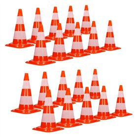 ECD Germany 20x Cônes Signalisation Pylône