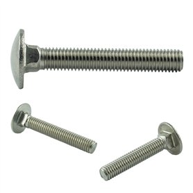 AGBERG Lot de 10 vis à tête bombée M6 x 30 mm