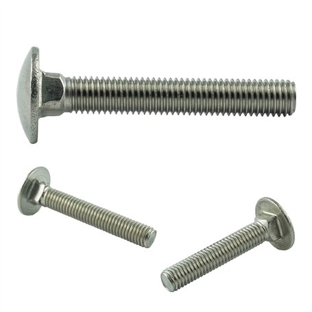 AGBERG Lot de 10 vis à tête bombée M6 x 30 mm
