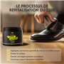 Leather Ranch Creme Cuir pour Sièges, Tapis, Canapé & Chaussures - 250ml - Redonne du Lustre & Protège le Cuir Lisse - Cire d'Ab