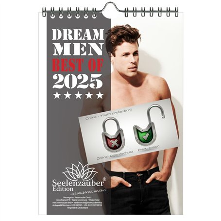 Sexy Dream Men Calendrier érotique pour homme 2025