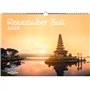 Reisezauber Bali Calendrier 2025 format A3 pour vacances et plage en Indonésie Coffret cadeau Contenu : 1 calendrier