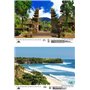 Reisezauber Bali Calendrier 2025 format A3 pour vacances et plage en Indonésie Coffret cadeau Contenu : 1 calendrier, 1 carte de