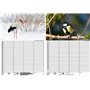 Soul Magic Bird Magic Europe Agenda mural Agenda familial 4 colonnes DIN A3 Calendrier pour 2025 Oiseau – Soul Magic
