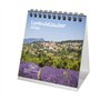 Calendrier de table Lavande Magie 10 cm x 10 cm pour lavande 2026 – Coffret cadeau Contenu : 1 calendrier