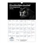 Raubkatzenzauber Calendrier 2026 format A3 pour chats prédateurs – Contenu : 1 calendrier