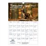 Tierzauber Jagd & Forst Planner Calendrier 2026 Format A3 – Coffret cadeau Contenu : 1 calendrier