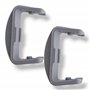DL-pro Butée de rail de roulement Set 2x arrière 2x avant compatible avec Beko Blomberg Whirlpool Bauknecht Ikea Capuchon de rai