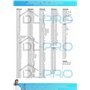 DL-pro Lot de 2 amortisseurs 120N pour machine à laver Whirlpool Bauknecht 480111102361