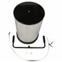 vhbw 2x Filtre à particules fines compatible avec BAMATO AB-1500CF centrale d'aspiration - particules fines avec brosses de nett
