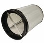 vhbw 2x Filtre à particules fines compatible avec BAMATO AB-1500CF centrale d'aspiration - particules fines avec brosses de nett