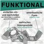 Écrou papillon conforme à la norme DIN 315 | Forme américaine | Acier inoxydable A2 / V2A | M6-25 pièces
