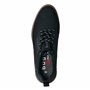 bugatti Homme Chaussure à Lacets en mélange de matières Respirantes, Mousse à mémoire de Forme, Lacets élastiques, Noir, 47 EU