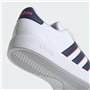 adidas Grand Court 2.0 Chaussures de Tennis pour Homme, Ftwwht/Bleu foncé/Prelsc, 45 1/3 EU