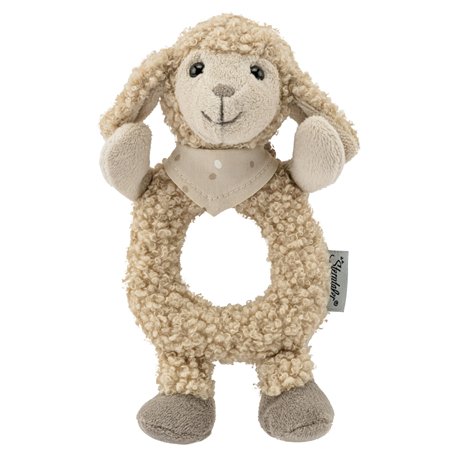 Hochet en flocons de mouton