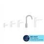 Grohe - Start Mitigeur Monocommande Lavabo, Robinet Salle de Bains, Taille L, Economie d'Eau, Installation Facile, Rotation 360°