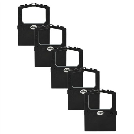 vhbw 5x Ruban encreur compatible avec OKI Microline 390 Plus