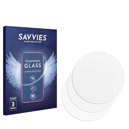 savvies Verre Trempé pour Casio G-Shock GM-2110D (3 Pièces) Vitre Protection Ecran