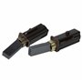 vhbw 2x balais charbon compatible avec Husky G 3611 E aspiration centrale