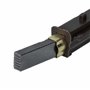 vhbw 2x balais charbon compatible avec Husky G 3611 E aspiration centrale, noir