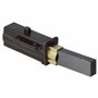 vhbw 2x balais charbon compatible avec Husky G 3611 E aspiration centrale, noir