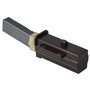 vhbw 2x balais charbon compatible avec Husky G 3611 E aspiration centrale, noir