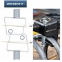 HASKYY Compresseur de jambe de force - 380 mm - Universel - Avec broches de sécurité - Pour voiture - Abaissement des amortisseu