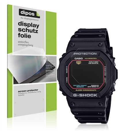dipos I 6x Protection ecrán mat compatible avec Casio G-Shock DW-5600RL-1 Films de protection d'écran
