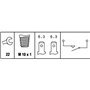 HELLA 6Dl 003 262-001 Interrupteur Des Feux De Freins - 12V - 2Pôle - Relais À Courant De Travail - Hydraulique