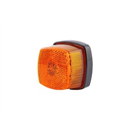 HELLA Feu latéral - Halogène - 12V / 24V - Raccord fileté/Montage en saillie - Couleur du voyant: jaune - gauche/droite - Quanti
