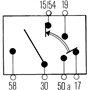 HELLA 6Jb 003 959-011 Interrupteur D'Allumage/De Démarreur - Commande De Rotation - 12/24V - 10Pôle - Commutateur On/Off/Interru