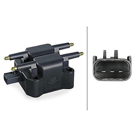 HELLA 5Da 358 057-151 Bobine D'Allumage - 3Pôle