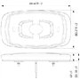 HELLA LED Feu d'avertissement - Mini Lightbar - 12V / 24V - jaune - Fixation magnétique - Câble: 2500mm - Montage en saillie - 2