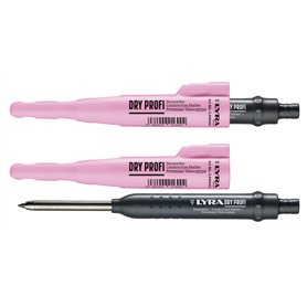 LYRA Dry Profi Marqueur de chantier Colour Edition rose