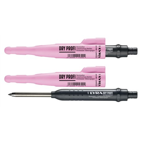 LYRA Dry Profi Marqueur de chantier Colour Edition rose