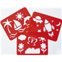 Eberhard Faber 550022 - Window Marker Colori, 8 uitwasbare raammarkers, incl. 3 stencils