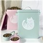 RESOYE Récipient de stockage de nourriture pour chien et chat, boîte de stockage de nourriture pour animaux domestiques, boîte d
