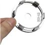 4 Pièces Voiture Cache Moyeux pour Abarth 500 Stilo Ducato Palio Bravo Doblo,Capuchons Centre Roue Moyeu Cache Jantes Enjoliveur
