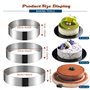 Cadre Pâtissier Rond INOX Argent