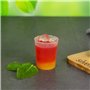 Silverkitchen Lot de 50 verres à liqueur 2 cl / 4 cl givrés – incassables réutilisables – Gobelets à liqueur réutilisables – Gob