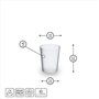 Silverkitchen Lot de 50 verres à liqueur 2 cl / 4 cl givrés – incassables réutilisables – Gobelets à liqueur réutilisables – Gob